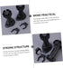 4pcs Adjustable Furniture Support Legs Black Plastic Sofa Cabinet Feet Height Extendable Sofa Legs for Table Tv Stand