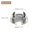 uxcell 2Pcs Cable Hole Cover 1-3/8"(35mm) Zinc Alloy Desk Cable Wire Cord Grommet Hole Cover for Office Computer Desk