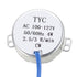 uxcell Electric Motor Turntable Synchronous Motor 100-127 VAC 2.5-3RPM 50/60 Hz 4W CW Direction for Hand-Made, Model or Guide Motor