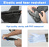 Haiou Long Rubber Gloves Elbow Length Chemical Resistant Gloves with Cotton Lining Waterproof Gloves, 25 inches, Large