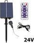 8 Pack (24V) Maxmartt Solar Battery Box for LED String Lights, Outdoor String Lights Control Panel with DC Charging