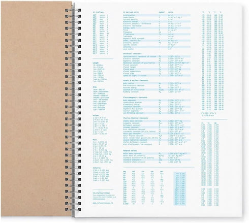Vela Sciences W7-B Expanded Wirebound Lab Notebook, 9.25 x 11.75 in, 144 Pages, Double Wire Looped, 70lb Paper