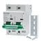 Miniature Circuit Breaker 500V DC, 2-Pole 100Amp, Smart DIN Rail Mount for Marine and Solar Power Systems (C100A)