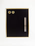 U Brands Magnetic Chalkboard - 11"x14" with Gold Metal Frame, Premium Matte Surface, Includes Chalk Pencils and Magnets