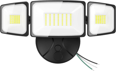 Onforu 75W Flood Lights Outdoor, 7000LM Brightness Security Lights Switch Controlled, 3