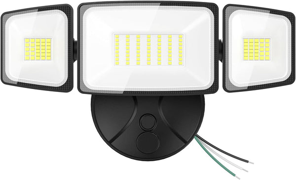 Onforu 75W Flood Lights Outdoor, 7000LM Brightness Security Lights Switch Controlled, 3
