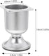 TOMETURE 4pcs Aluminum Alloy Sofa Legs Oval Shape Modern Furniture Feet Metal Cabinet Dresser Desk Side Table Legs