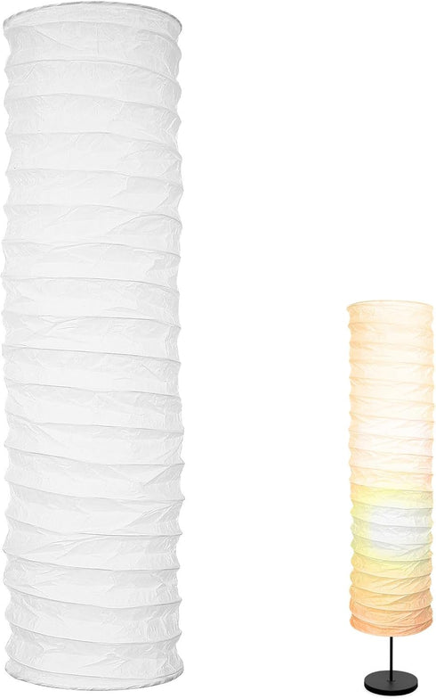 Alipis Paper Floor Lamp Shade: Standing Lampshade Protector Cover Replacement - Foldable