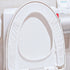 Generic 6 PCS Disposable Portable Toilet Seat Mats Non Woven Toilet Seat Cover for Travel and Hotel