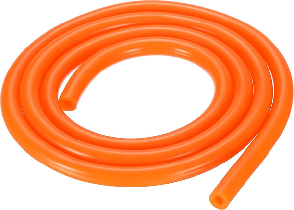 DMiotech 5/32" ID 5/16" OD 3.3 Feet Orange Silicone Tube, Industrial Tubing for Water Air Pump