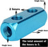 Beduan 1/4" 2 Way 5 Port Aluminum Air Hose Inline Manifold Block Splitter, Pneumatic Compressor Fitting