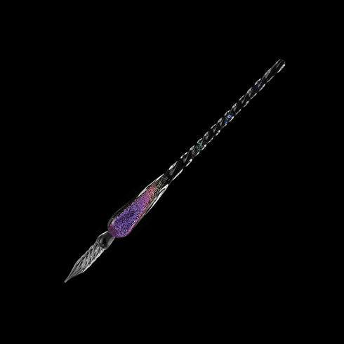 molshine Handmade Glass Dip Pen | Crystal Calligraphy Pen for Artist, Women, Men, Teens | Writing Drawing Decoration