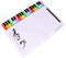 Beavorty 1Pcs Dry Erase Music Staff White Board for Musical Notes Practice, Whiteboard Supply for Students.