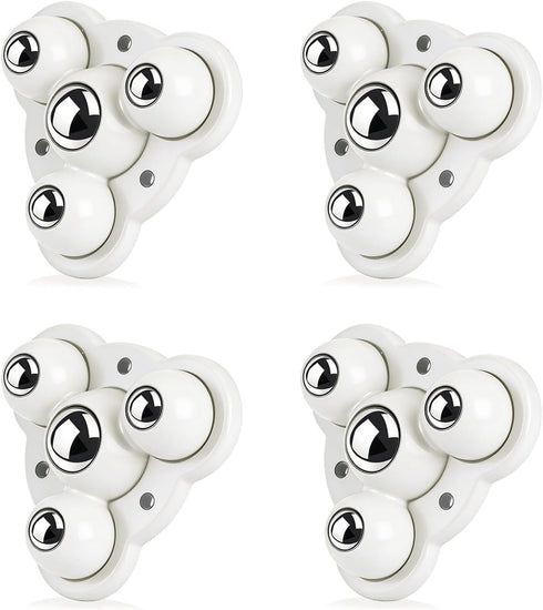 HUIXIHU Self Adhesive Caster Wheels Heavy Duty Swivel Wheels for Furniture, Load 80