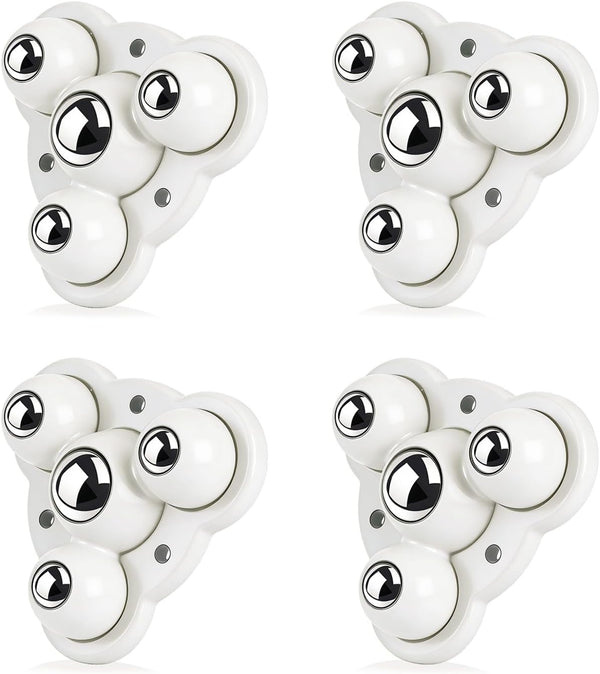 HUIXIHU Self Adhesive Caster Wheels Heavy Duty Swivel Wheels for Furniture, Load 80