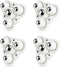 HUIXIHU Self Adhesive Caster Wheels Heavy Duty Swivel Wheels for Furniture, Load 80
