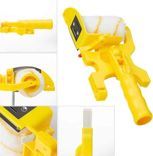 Paint Edger Roller Brush, Multifunctional Hand-held Clean-Cut Tool Kit for Home Room Wall Ceiling Painting