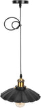 TOPINCN Industrial Metal Retro Pendant Practical Light Vintage UmbrellaShape Suitable Restaurants Halls