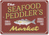 Seafood Market Sign, Fish Market Sign, Seafood Lover Sign, Seafood Kitchen Decor,