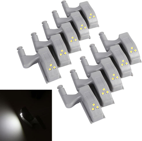 LED Sensor Light 10 Pack 3.1x2x2in Touch Activation for Cabinets Closets, 30