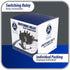 General Purpose Switching Relay APSWR-342, 90-342, 208-240 VAC Coil, DPDT for HVAC and Electrical Installations
