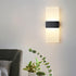 Daxng Lightess Modern Wall Sconce Dimmable Sconce Wall Lighting 6W Black Indoor Wall
