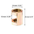 TAODAN 10PCS M10 20mm Lighting Outlet Iron Hex Nut Threaded High Lamp Galvanized Repair Parts Hardware Fasteners