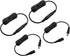 BokWin 4 Pack 12V 5.5x2.1mm DC Inline On/Off Switch with Male to Female Connector for LED Strip Light, Power Control