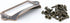 LGEGE 30Pcs Copper Tone File Drawer Tag Frame Label Holder for Office Library