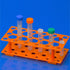 Test Tube Rack, Centrifuge Tube Holder (2 Pack - Blue and Orange) for 10ml, 15ml, 50ml, Detachable