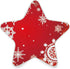 ALAZA Merry Christmas Snowflake Red Xmas Star Shaped LED Night Light Dusk