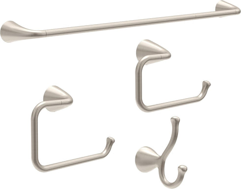 Delta ARV46-DN Arvo Wall Mount Square Open Towel Ring, Bath Hardware Accessory