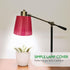 Bulb 5.43X5.11X3.54In Hemobllo Clip on Lamp Shade Cloth Lamp Cover for Light Lightweight Decorative Cover for Table