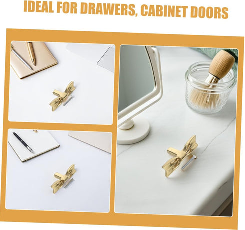 2Pcs Ciieeo Decorative Knobs Elegant Drawer Pull Handles for Furniture Dresser Shoe Cabinet and Bedside Table High Wear