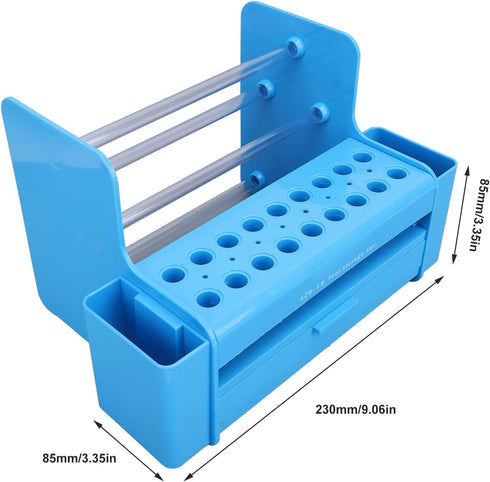 Screwdriver Rack Small Tool Storage Desk Tool Holder Work bench Organizer Aluminum Alloy Dark Grey Desktop Screwdriver