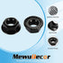 MewuDecor 5/16-18 18-8 (304), 25 Serrated Flange Hex Lock Nuts, Stainless Steel Black Oxide, PCS