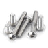 1/4-20 x 3/4" Hex Socket Button Head Cap Screws Bolts (50 Pack), 304 Stainless Steel 18-8, Bright Finish, Full Machine