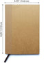 Lined Paper Refill Notebooks – for Sovereign-Gear Refillable Leather Journal – Eco Friendly Acid-Free & Tree-Free Recycled Sheets A5 Ruled Notepad 8.25 x 5.75” with 240 Soft Pages and Bookmark by Sovereign-Gear