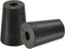 MECCANIXITY 5 Pieces Rubber Tapered Plug 13mm to 17mm with Hole Test Tubes Bungs Stopper Black for Lab Home