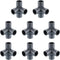 uxcell 1/2" PVC Fittings, 8 Pcs 4 - Way Elbow Connector Elbow