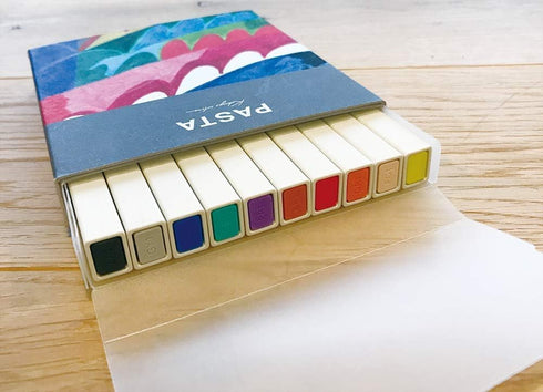 PASTA Drawing + Graphic Marker (10) with Sticky Notes, Assorted, KE-SP15-10