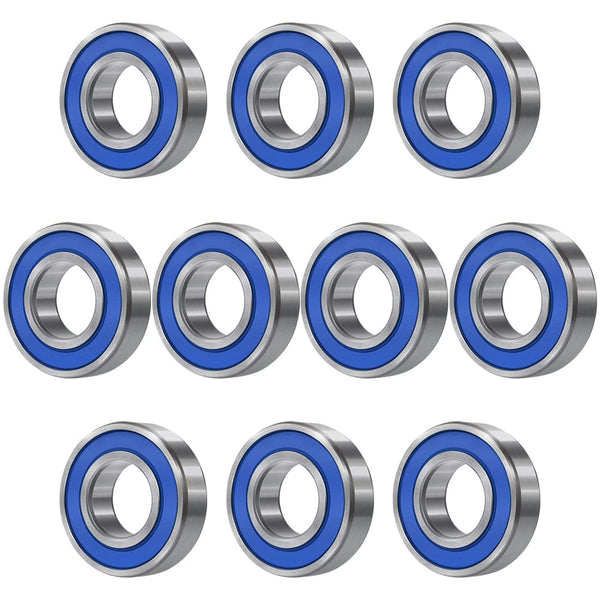 MR84-2RS 10 PCS Miniature Deep Groove Ball Bearing 4×8×3mm Double Blue Rubber Sealed Chrome Steel P0 Z2 Bearing