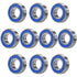 MR84-2RS 10 PCS Miniature Deep Groove Ball Bearing 4×8×3mm Double Blue Rubber Sealed Chrome Steel P0 Z2 Bearing