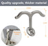 Zinc Alloy Double Prong Ceiling Hook, Towel/Robe Clothes Hook for Closet, Pack of 6