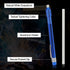Gutimore Soapstone Holder Pack of 14, 2 Round Pencils & 12 Refills for Welding, Metal Fabrication