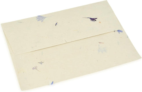 Kathmandu Valley Co. Handmade Lokta Paper Envelopes, 5x7 inch Vintage Envelopes for Wedding Invitations (Pack of 25)