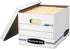 Bankers Box STOR/FILE Basic Duty File Storage Boxes, 12 Pack, Letter/Legal, White/Blue