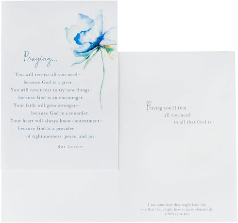 Dayspring - Roy Lessin - 12 Boxed Cards, KJV (77546) - Praying for You, Meet Me in the Meadow, Multi