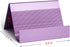 Business Card Holder Aluminum Display Stand - High-end Desktop Organizer, Light Purple, 1 Pack