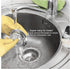 Highcraft 9737 Stainless Steel Double Cup Kitchen Sink Drain Assembly with Strainer Basket, 1 Count